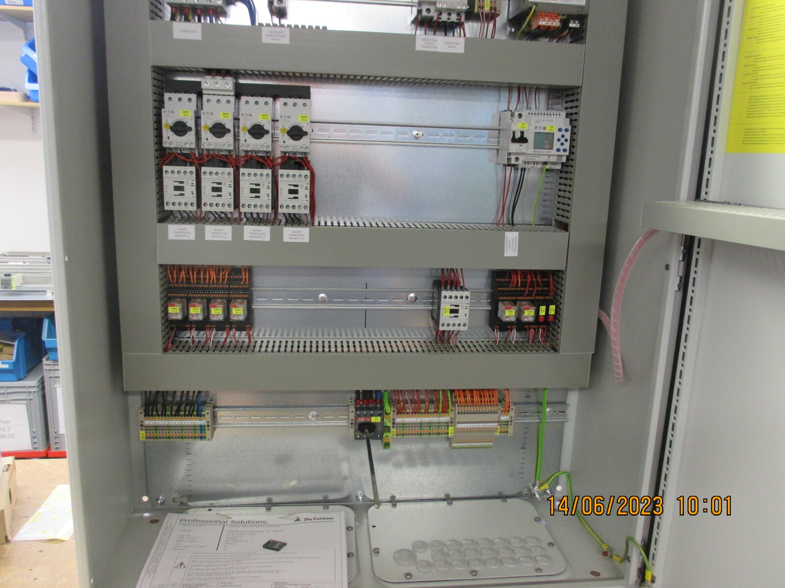 Control cabinet Egg Cross Collection Babolna